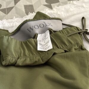 Woolx Olive Green Activewear Pants